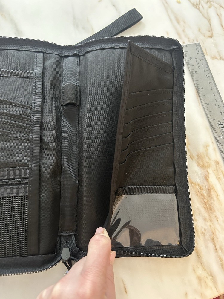 LL bean Canvas Travel Wallet
