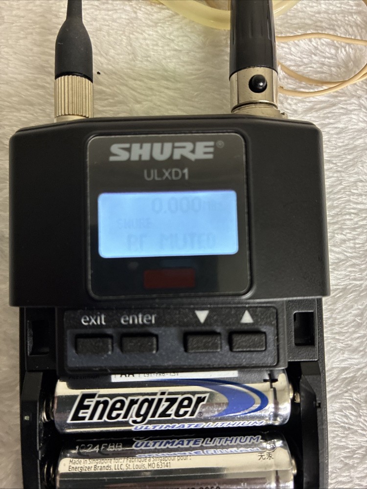 Shure ULXD1 Wireless Bodypack Transmitter - Black