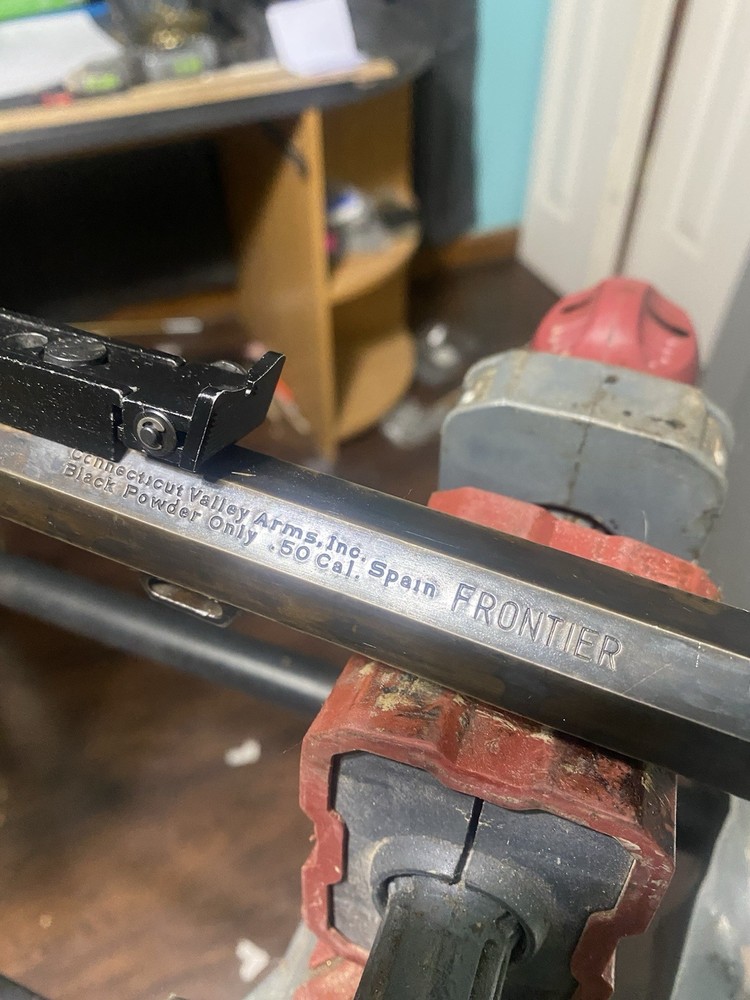 CVA 50 caliber Frontier Carbine Muzzleloader Barrel (24”) and Hickory Ramrod