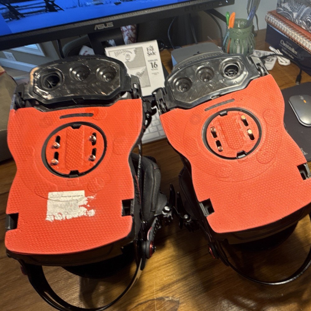 Nitro Phantom Carver Snowboard Bindings. 4x4/Large