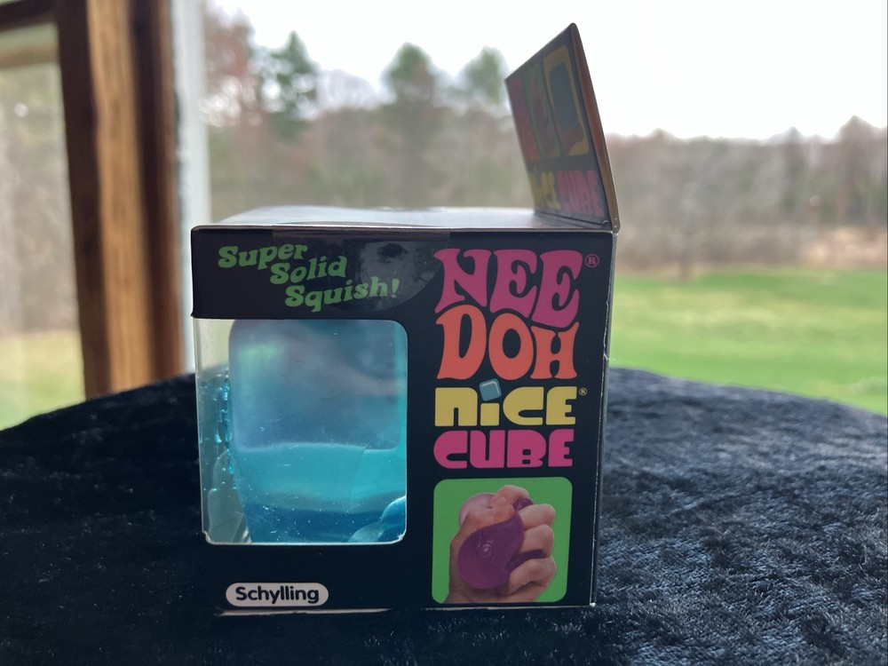 NEEDOH Nice Cube Blue Edition Super Solid Squish Sensory Stress Relief Sealed