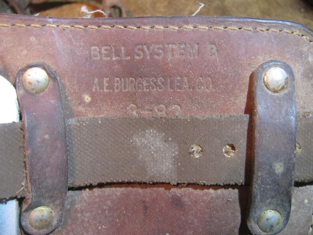 Vintage Bashlin Bell System Adjustable Pole Climbers