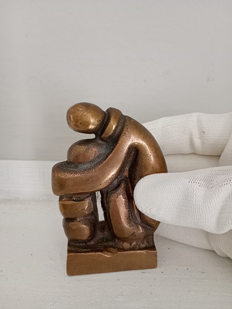 Bronze and Brass Stylized Sculpture