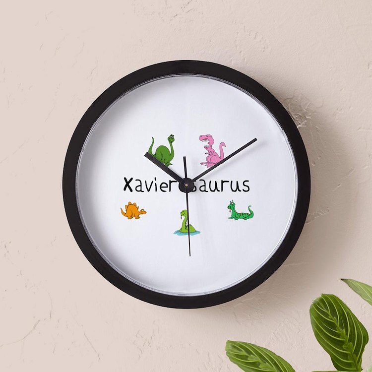 CafePress Xavierosaurus 10" Wall Clock (194992836)