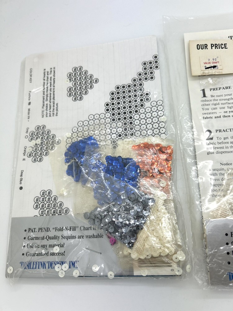 Set 2 Sequin Design Kits Cardinal/Goose