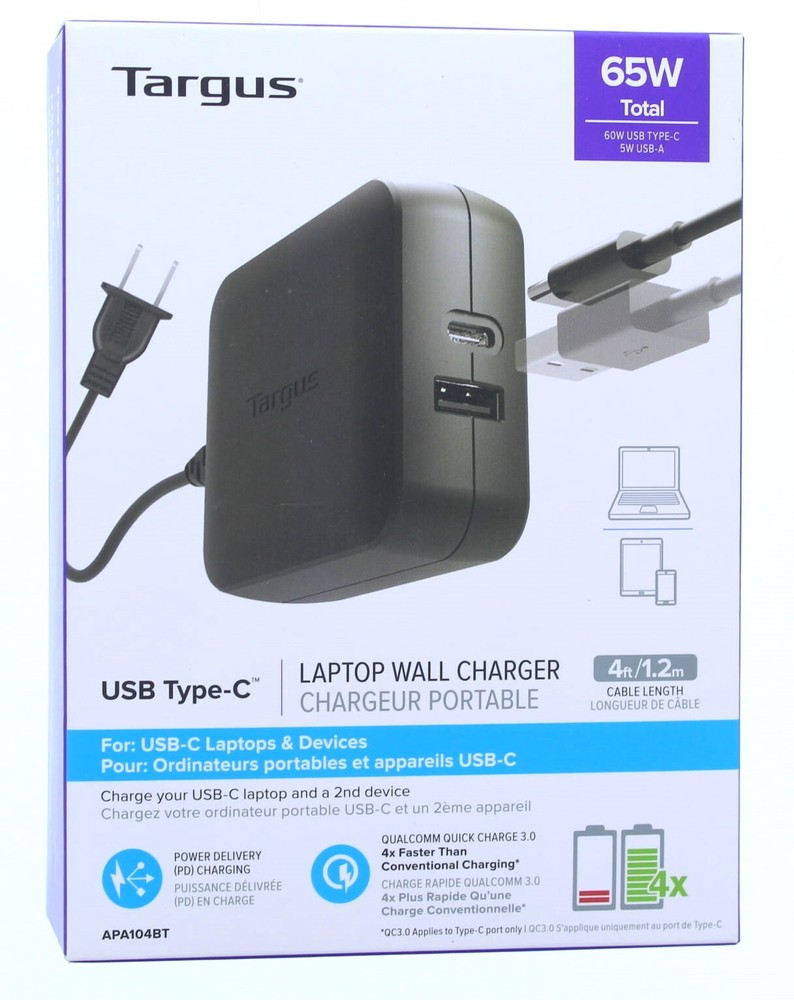 Targus USB Type-C Laptop Wall Charger