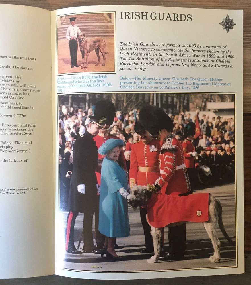 1987 Trooping The Colour Programme Program Queen Elizabeth II Birthday Parade