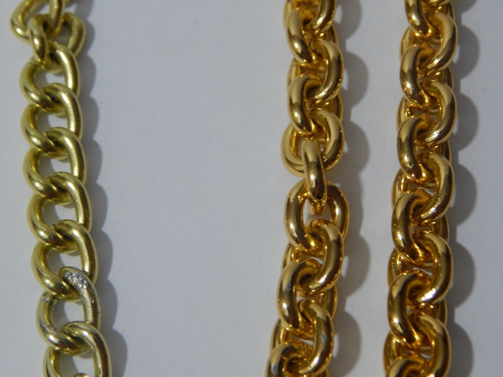 Goldtone Cable Chains