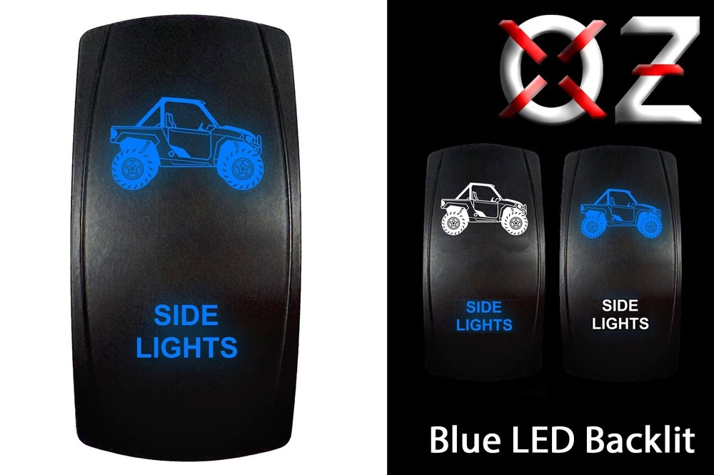 10 ft Split Plug-and-Play Wire Harness SIDE LIGHTS On/Off Rocker Switch Can-Am