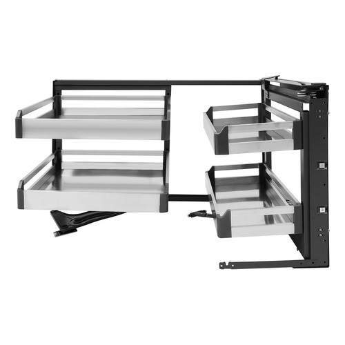 Blind Corner Cabinet Pull-Out Corner Organizer Swivel Corner Cabinet