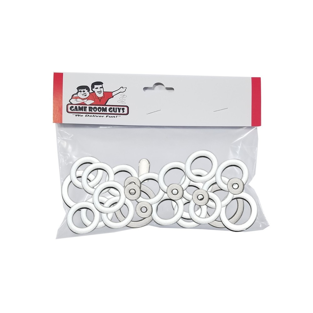Genco Victory Pinball Machine Game White Rubber Ring Replacement Kit