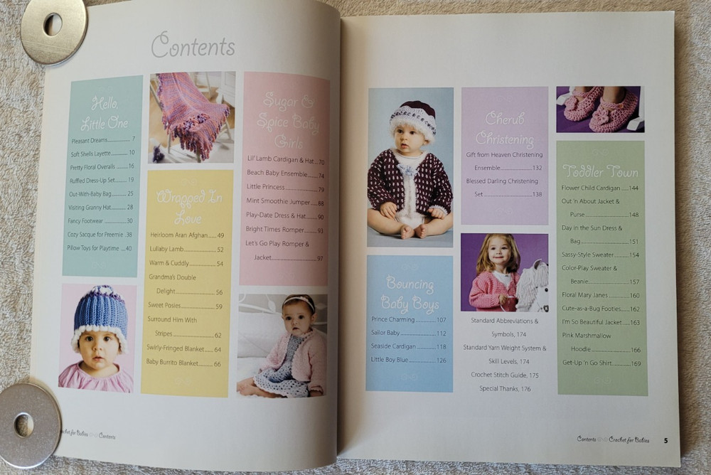 Preowned Crochet for Babies Paperback Book with Over 60 Projects