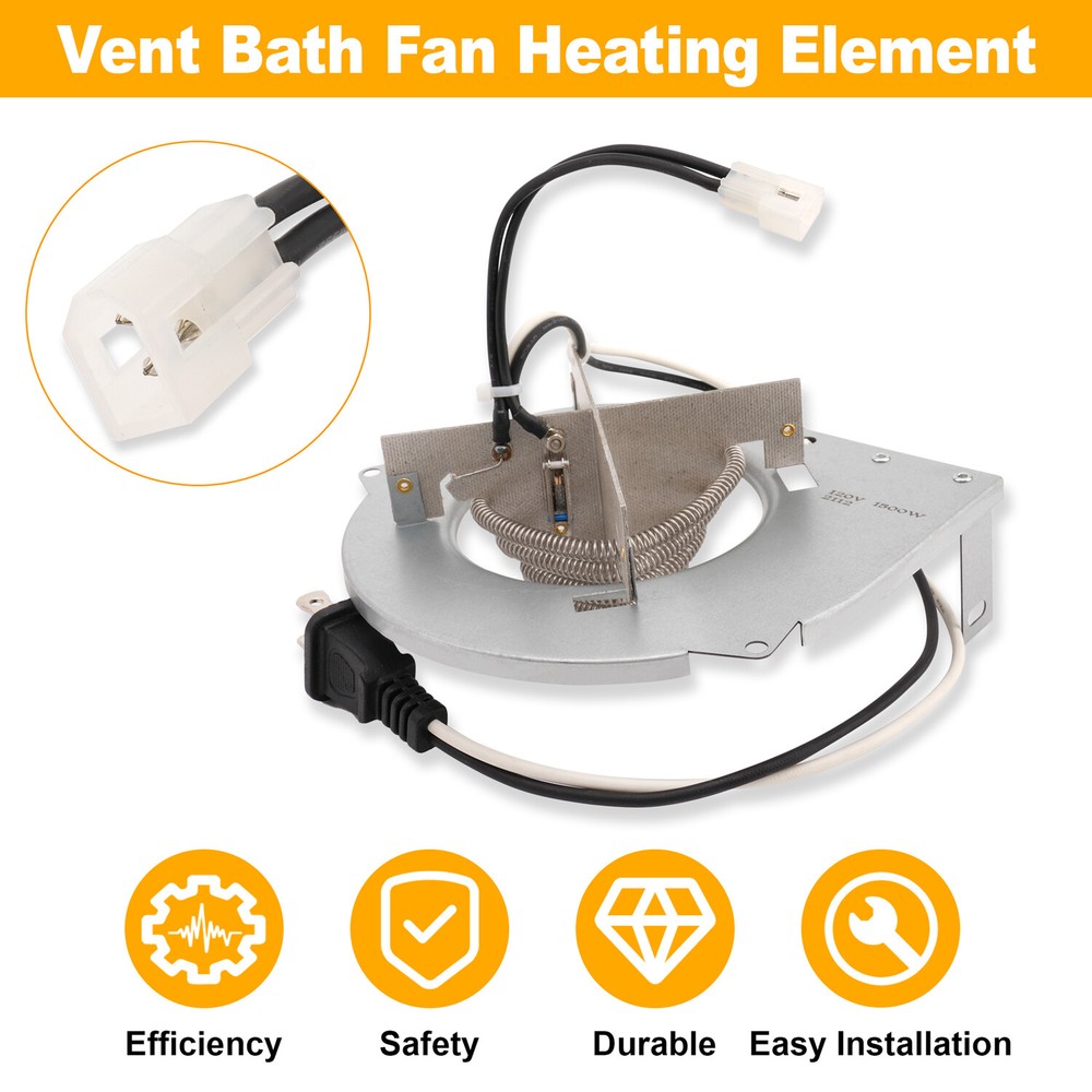 Replace Nutone Broan 0969B000 OEM Vent Bath Fan Heating Element