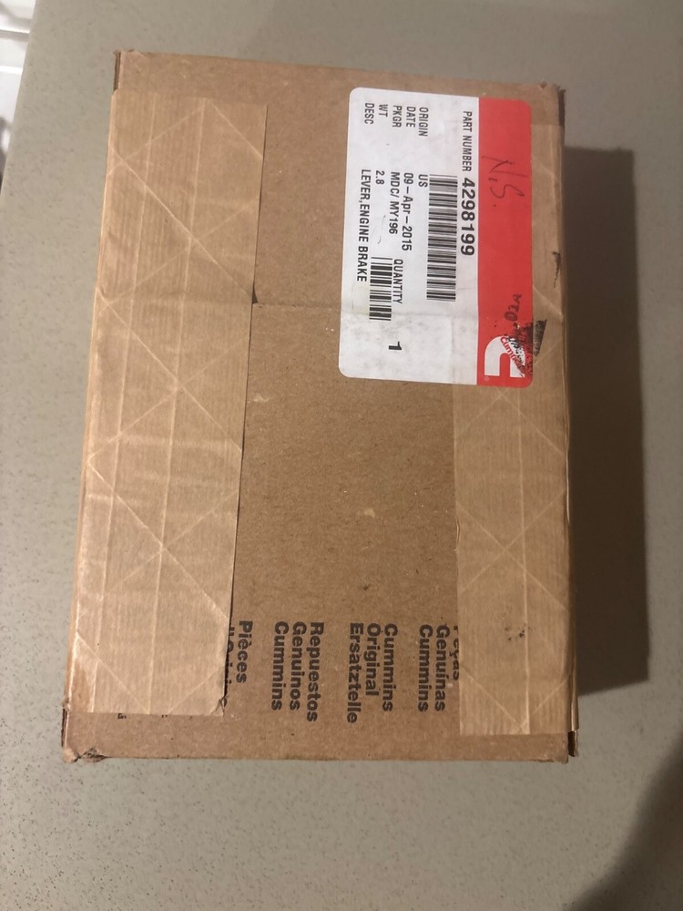 Cummins New 4298199 Lever, Engine Brake