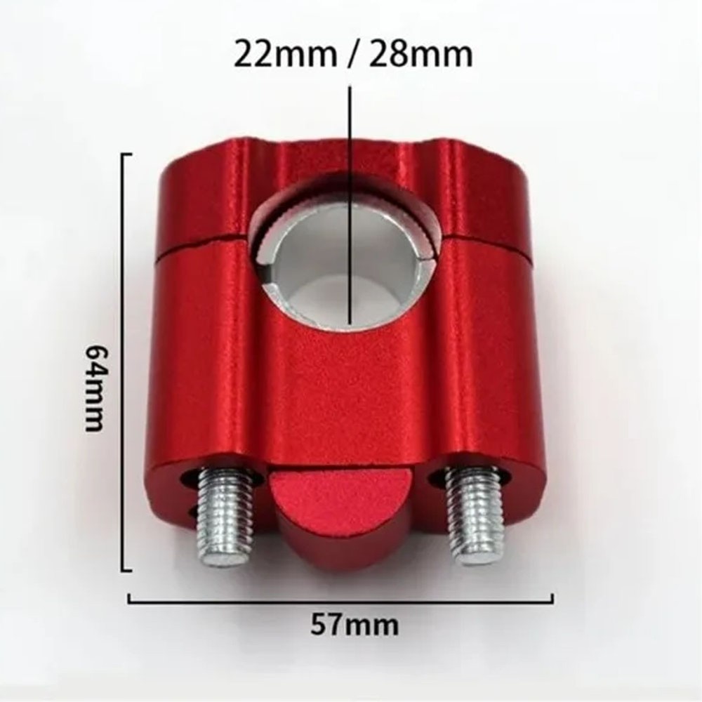 22mm 7/8'' 28mm Motorcycle HandleBar Handle Fat Bar Mount Clamps Riser Universal