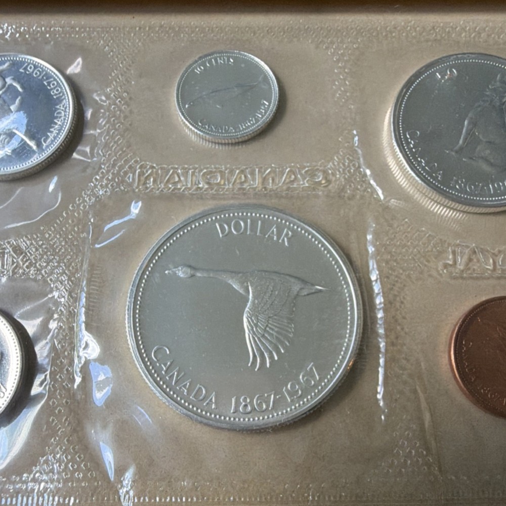 Canada 1967 Centennial Uncirculated Mint Set Sealed in Original Envelope