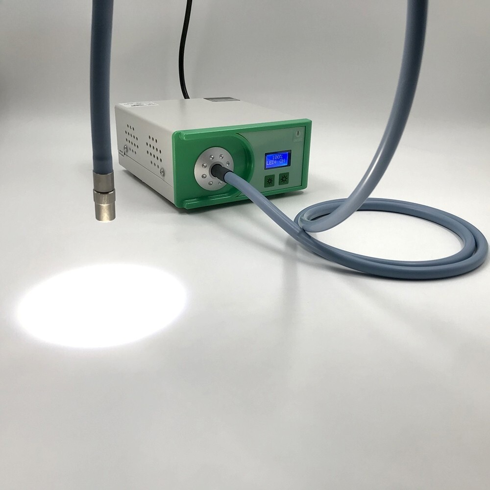 Medical LED 100W Endoscope Endoscopy Microscope Cold Light Source Adjustable