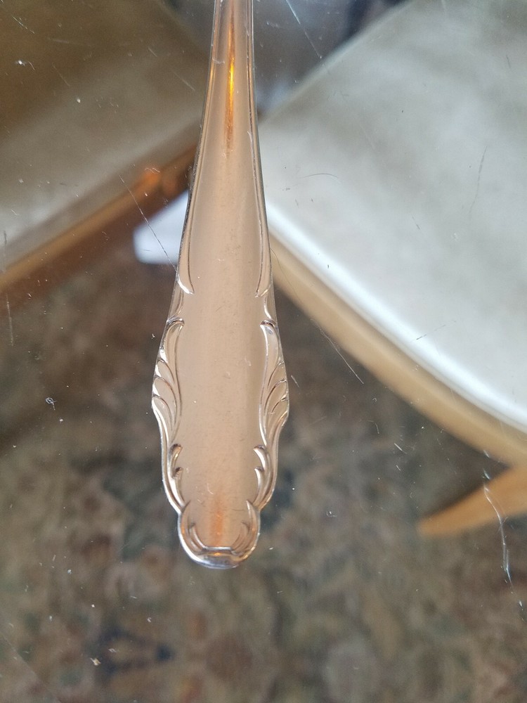 BMF 40 Glossy Silverplate Dinner Fork and Ladle