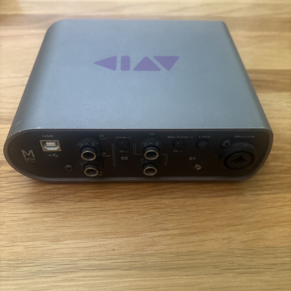 AVID MBox Mini USB Audio Interface Tested Working