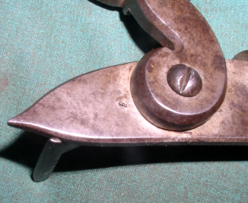 Unknown Original Percussion Pistol? LOCKPLATE & HAMMER TJ7326