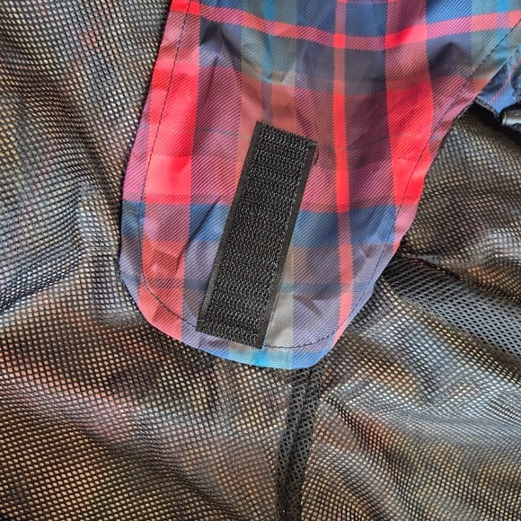 Talbots plaid raincoat size large lab or shepard NWT