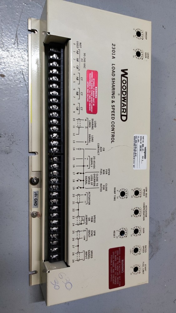 Woodward 2301 a speed control