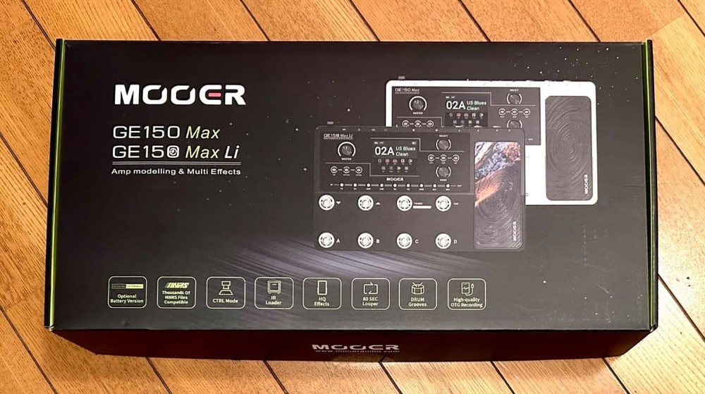 Mooer GE150 Max Multi-Effects Pedal Amp Modeling