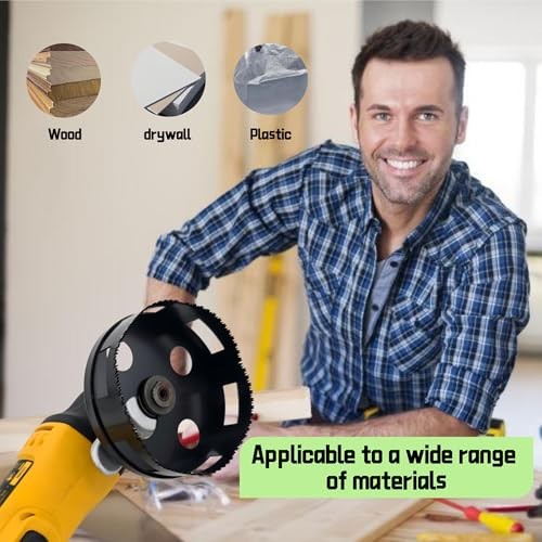 Upgrade 2pcs Hand Held Circular Saw Multi Tool, Electrical Box Cutter Ceiling