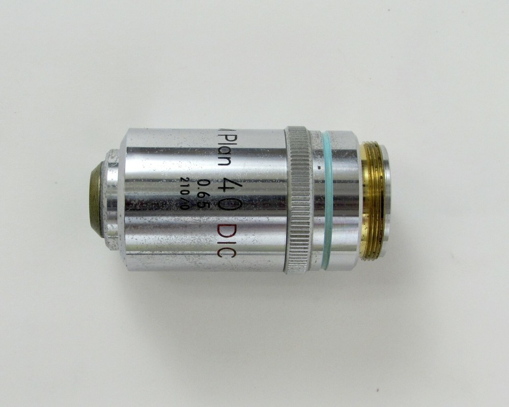 Nikon M Plan 40x / 0.65na DIC Microscope Objective - 1mm Working Distance
