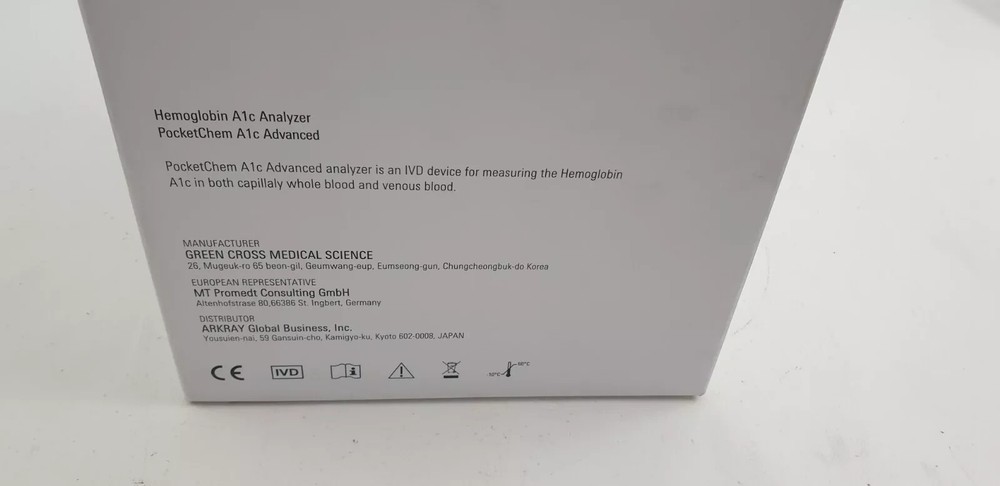 Arkray Compact HbA1c Analyzer PocketChem A1c Advanced rt-100 COMPLETE SET