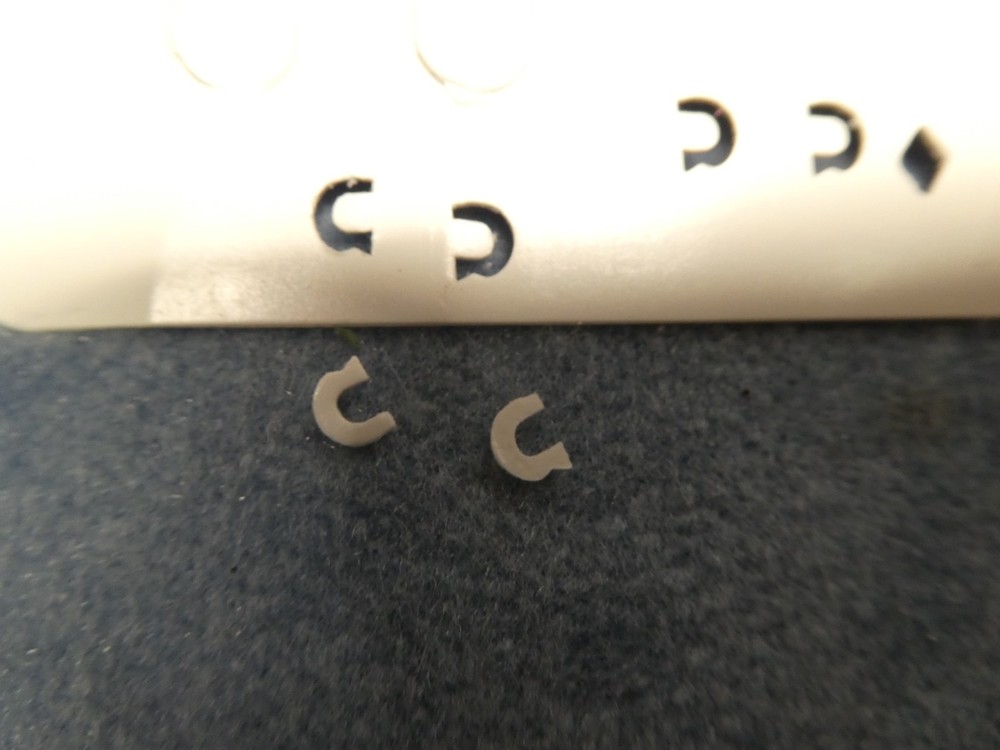 C Shape Hole Punch Card Paper Unmarked