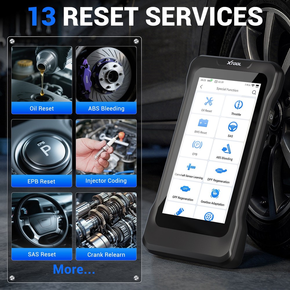 XTOOL TP380 TPMS Programming Relearn OBD2 Scanner Car Dianostic Tool Code Reader