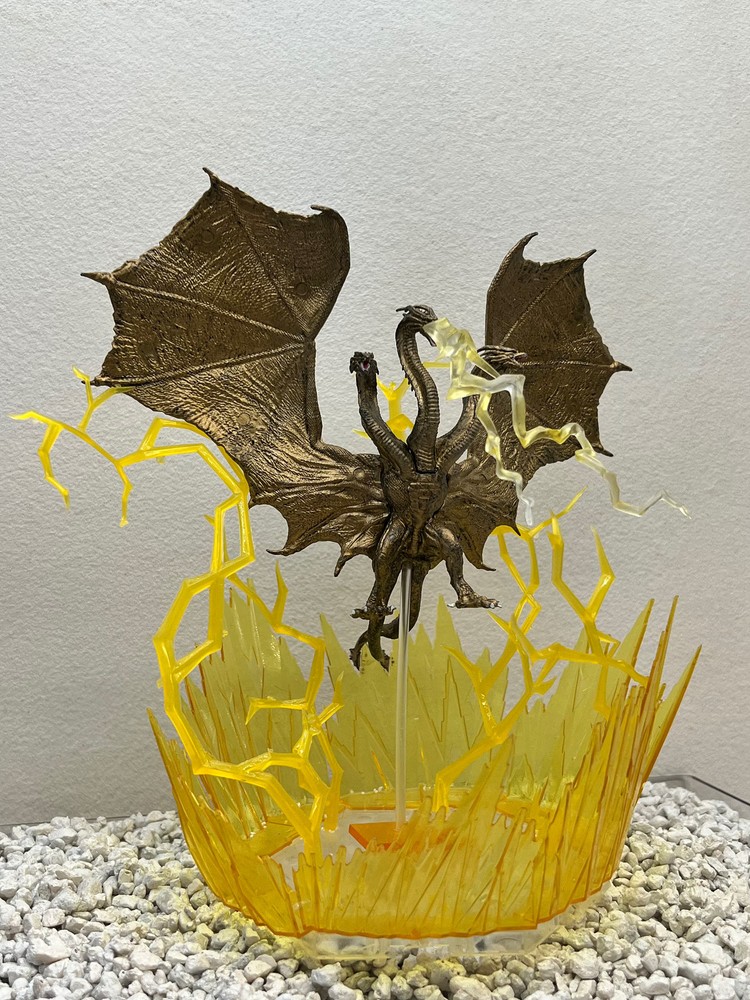 Godzilla aquarium decor