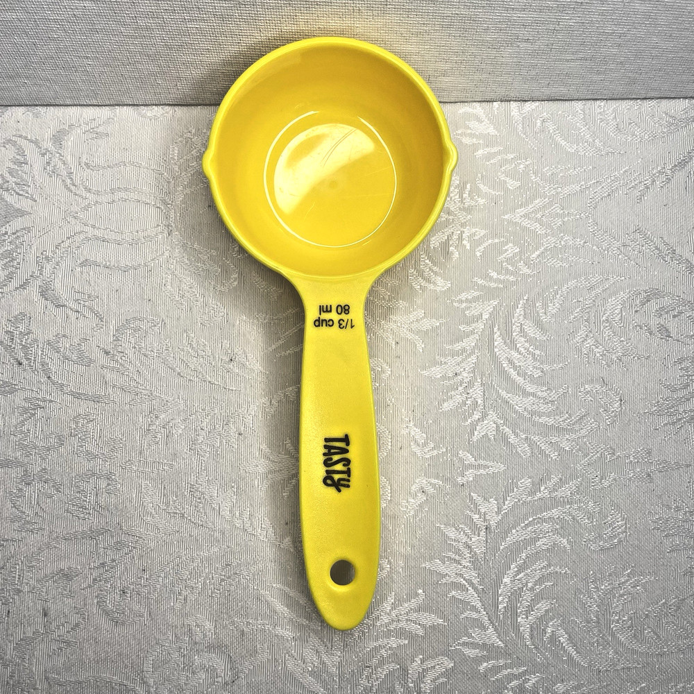 Tasty 1/3 Cup 80 ml Measuring Cup Replacement Yellow Plastic