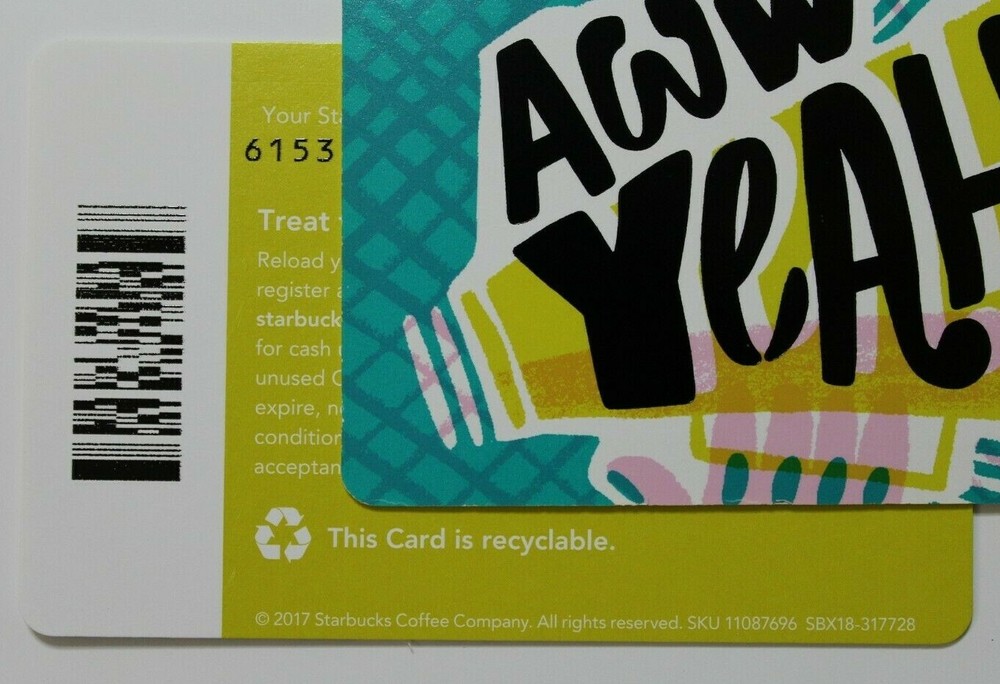 Starbucks Card #6153 - Ahhh Yeah 2018