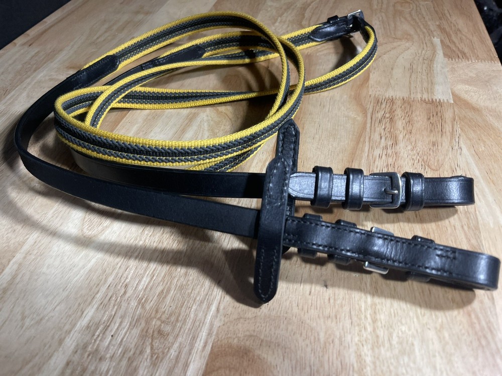 Leaders Chain Grip Reins ~ Great Quality! Yellow