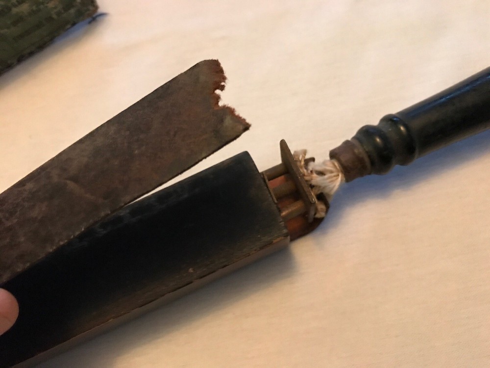 Vintage Improved Combination Razor Strop In Original Box