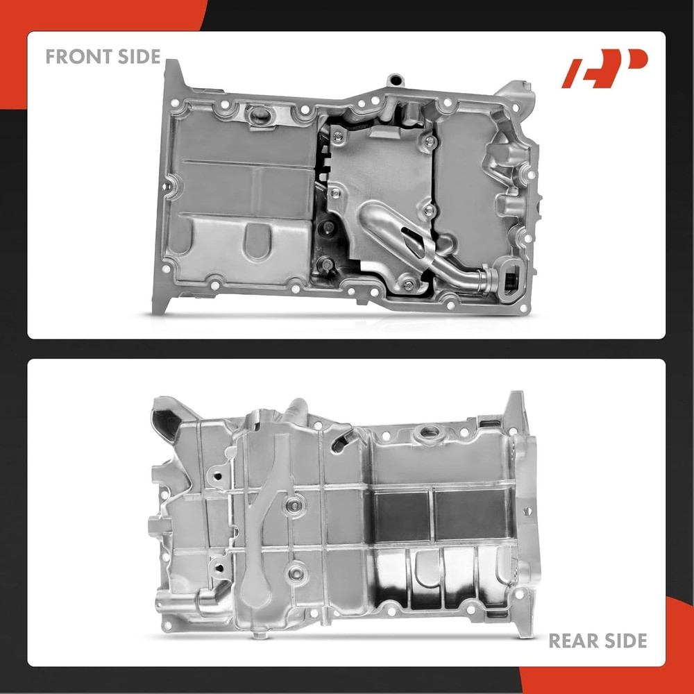 Engine Oil Pan Sump with Drain Plug Compatible Chevrolet...