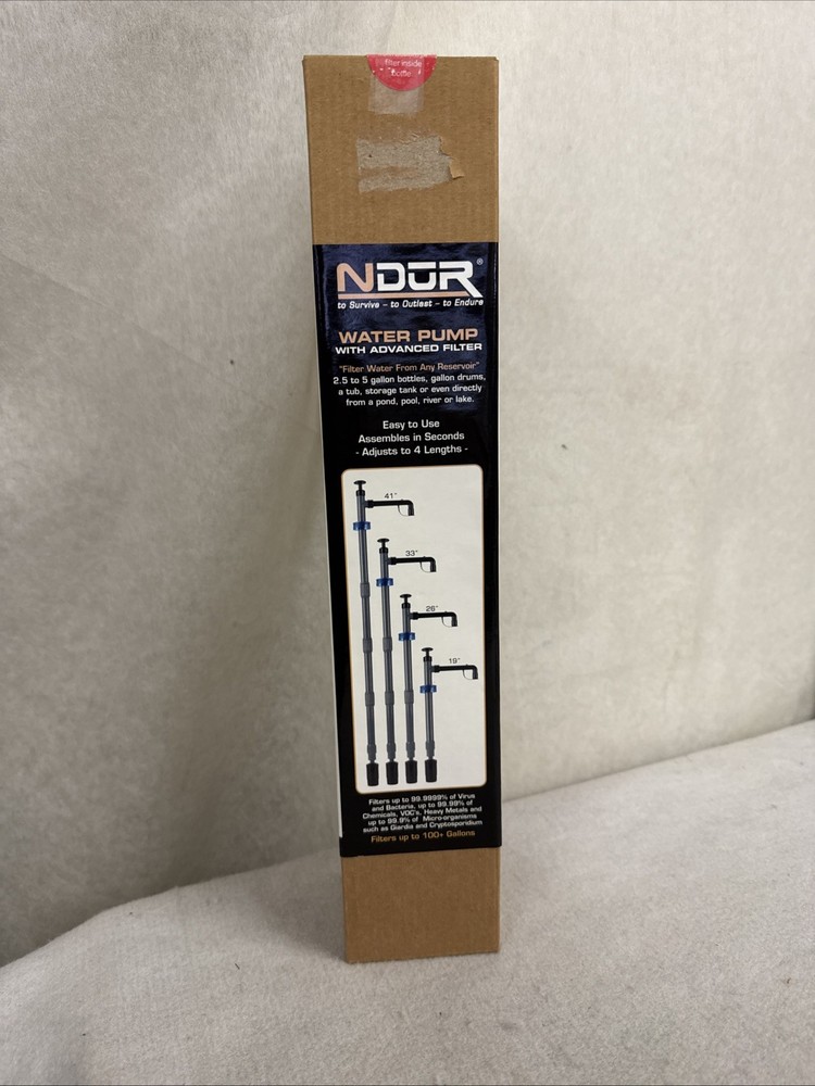 NDUR Water Pump with Advanced Filter #52070