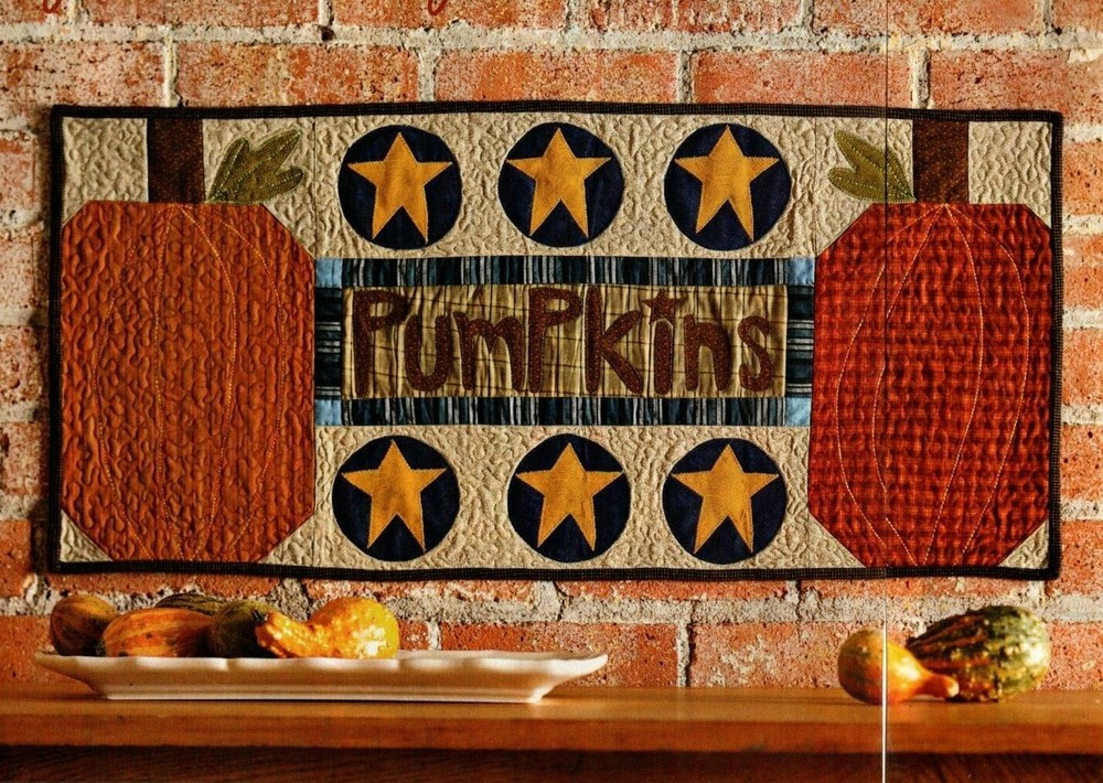 The Great Pumpkin Quilt Pattern Pieced/Applique AS