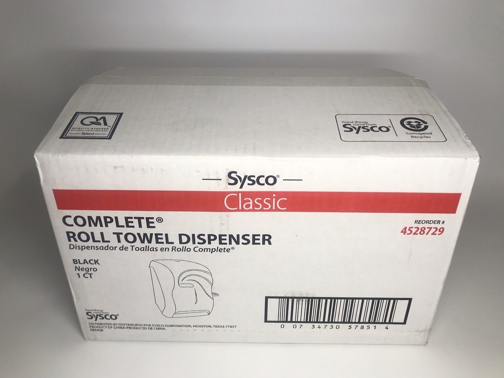 Sysco Classic Complete Roll Towel Dispenser NEW!
