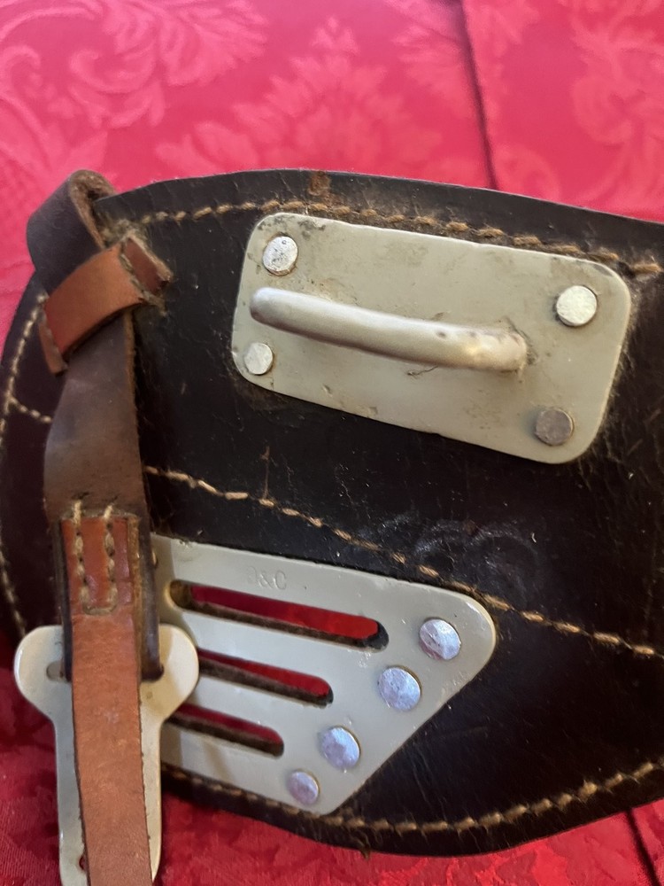 WW2 German Cavalry Overthrow Coupling Device Satteluberwurf M34 Leather Replica