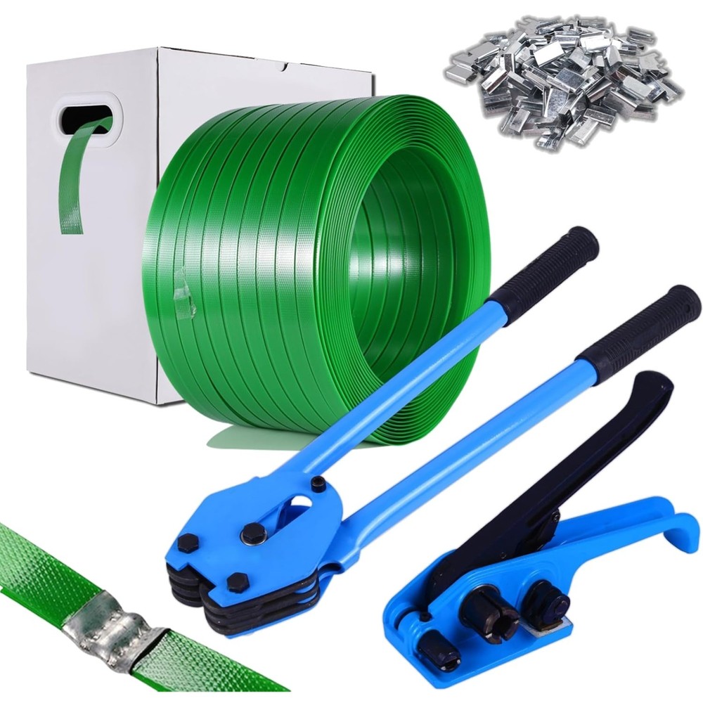 Versatile Packaging Strapping Kit - 5/8" Heavy-Duty Strapping for Multiple Uses
