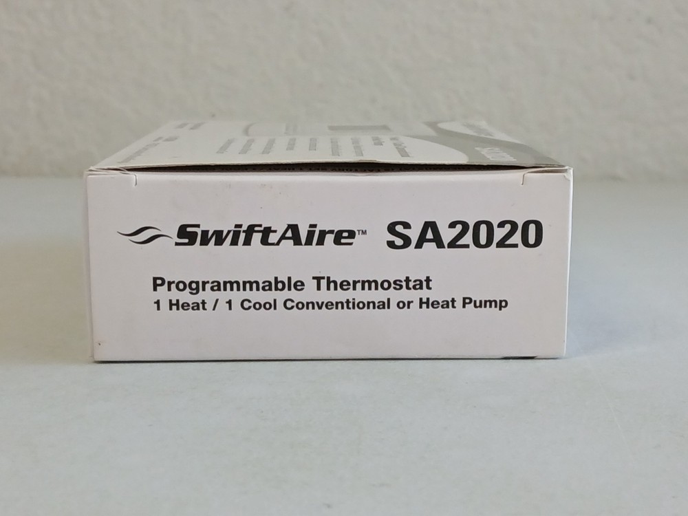 SWIFTAIRE Programmable Thermostat SA2020 New Open Box