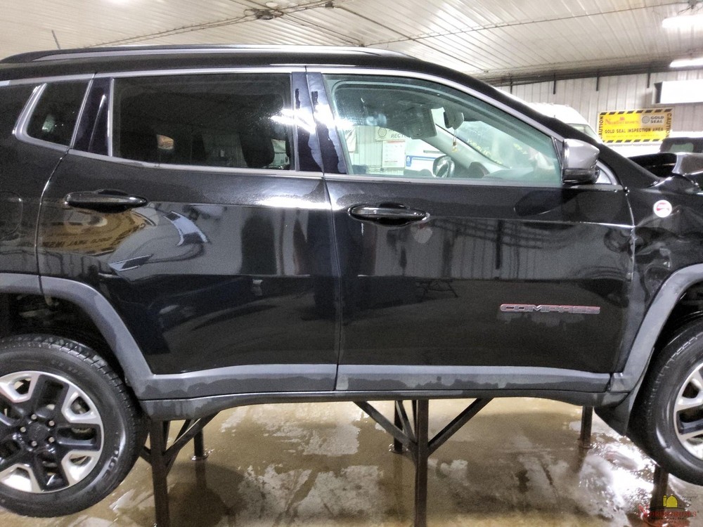 2018 Jeep Compass Driver Front Headrest Only Black Leather