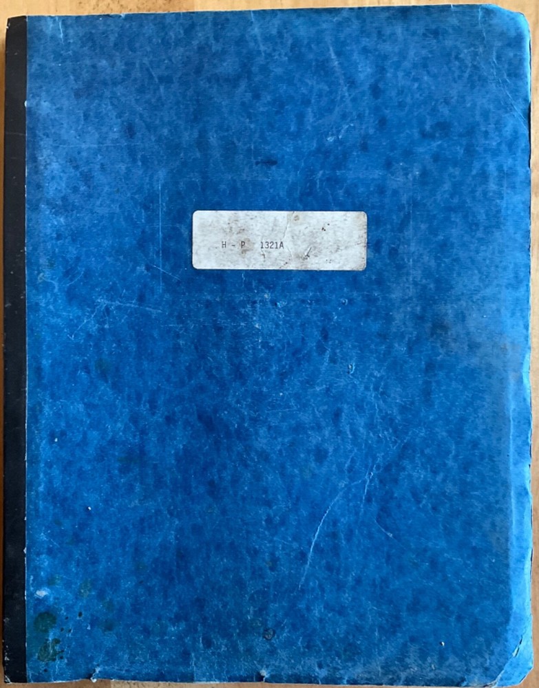 HP Model 1321A Display Operating and Service Manual 1977