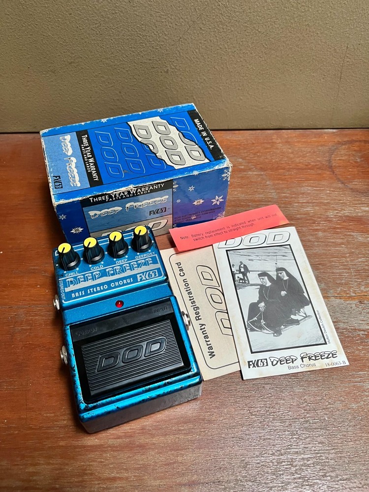 DOD FX63 Deep Freeze Chorus Guitar Effect Pedal