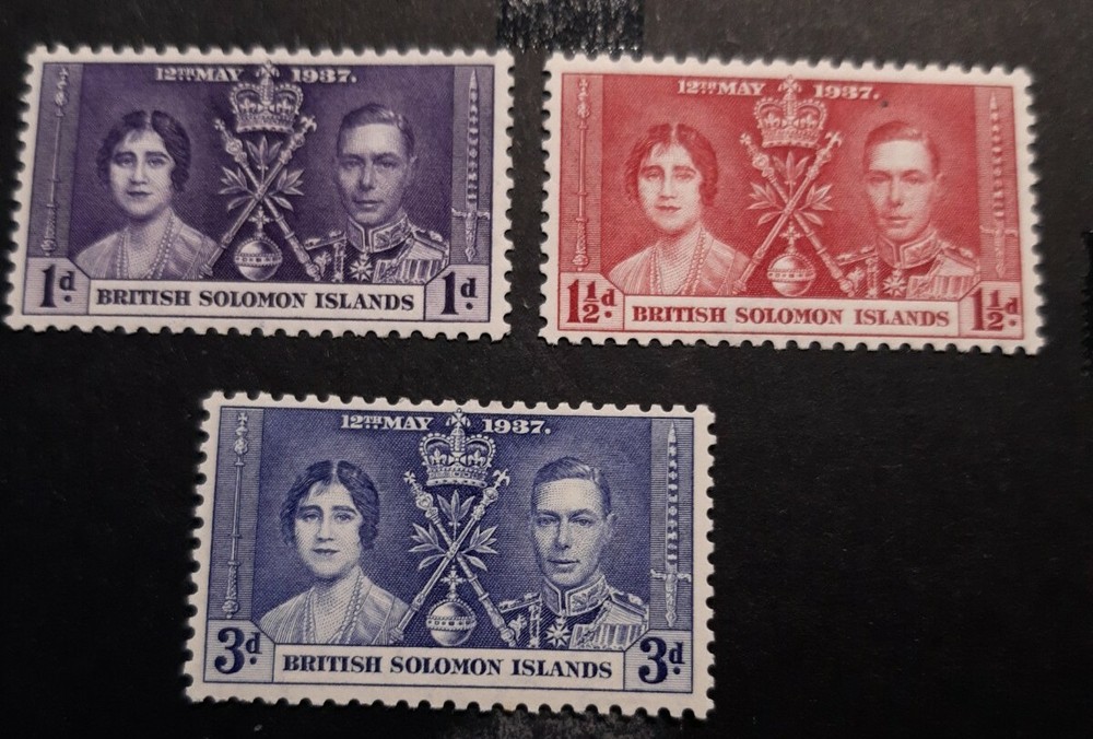 British solomon islands:CORONATION 1937 SET MM.