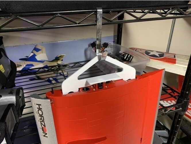 Main Wing Hanger Storage Wall Mount for E-Flite Draco 2.0m