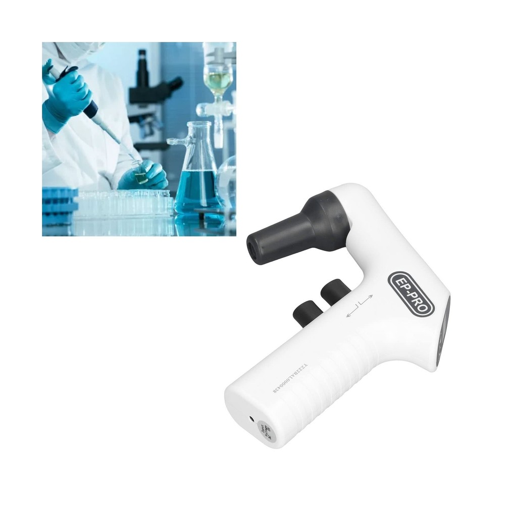Electric Pipette Controller, 0.1-100ml Lab Digital Automatic Pipettor Motoriz...